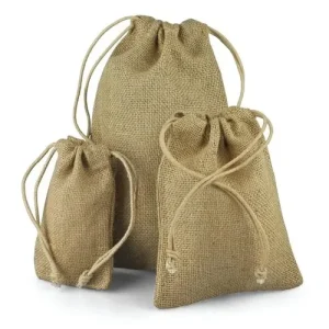 Jute Drawstring Bags